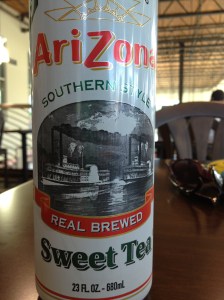 Southern Style Sweet Tea from AriZona by way of Brooklyn, NY.