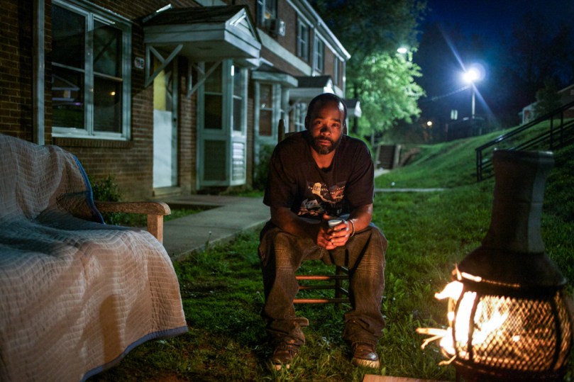 Carl Elijah Johnson, Asheville, NC. Photo by George Etheredge, May4, 2014.