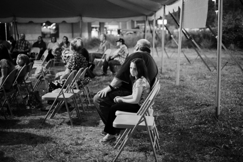 Tent revival in Pike County, KY. Photo by Roger May, July 19, 2014.