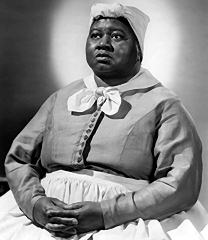 Hattie McDaniel as "Mammy" in GWTW.