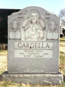 Gardella's gravestone
