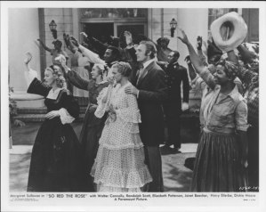 Film still. So Red the Rose (1935)