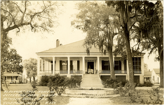 Early image of Beauvoir, the Last Home of Jefferson Davis