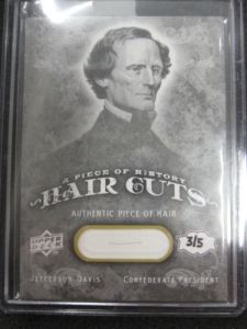 For $4,000 you may have this single strand of Jeff's hair.