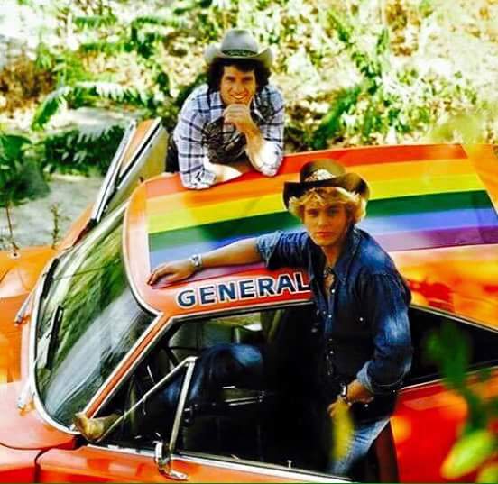 The "General Lee" gets a new flag of pride.